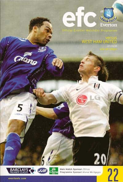 Everton FC v West Ham United FC